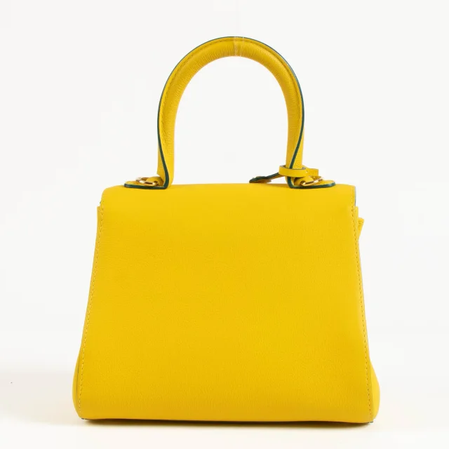 Delvaux Safran Rodeo Calf Brillant Mini Bag in Calfskin from Labellov, photo 4 of 9