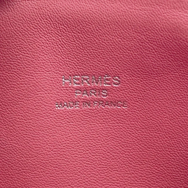 Hermès Bolide 1923 Rose Azalee Chevre Myzore Goatskin Size Mini in Pink Goatskin from GALLERY RARE, photo 17 of 18