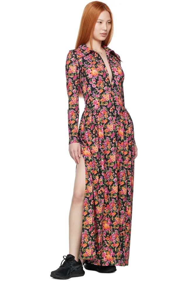 Commission Black Dean Maxi Dress, photo 4 of 5 from SSENSE