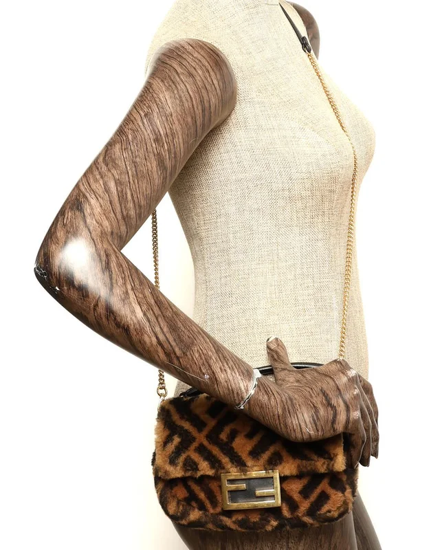 Fendi Zucca Fur Baguette Bag in Leather from A Retro Tale, photo 8 of 8