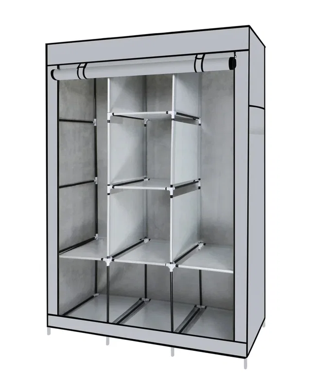 J&V Textiles Portable Free Standing Closet With 8 Storage Shelves, image 1 of 1 from Rue La La