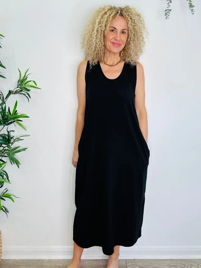 Max Mara Jersey Maxi Dress - Size L from Edit Second Hand
