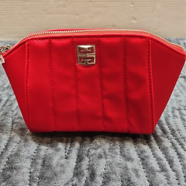 Women's Ladiesnew Givenchy Parfums Limited Edition Red Makeup Bag Cosmetic Pouch in red from Poshmark
