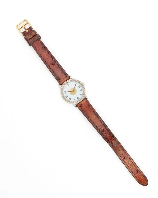 Hermès Sellier 24mm Watch in Ostrich from A Retro Tale, photo 6 of 7