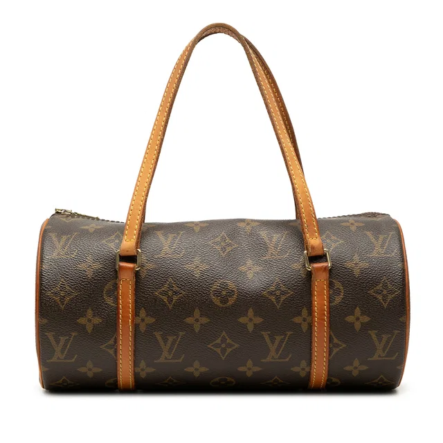 Brown Louis Vuitton Monogram Papillon 28 Handbag in Brown Coated canvas from Designer Revival