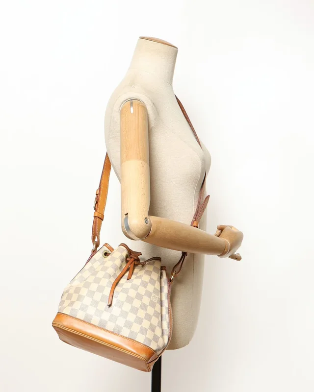 Louis Vuitton Damier Azur Noé BB Bag in Canvas from A Retro Tale, photo 6 of 10