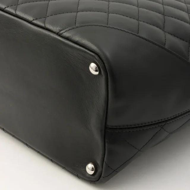 Chanel Cambon Tote Bag M, Black, circa 2011 in Black Calfskin from VINTAGE QOO TOKYO, photo 8 of 11