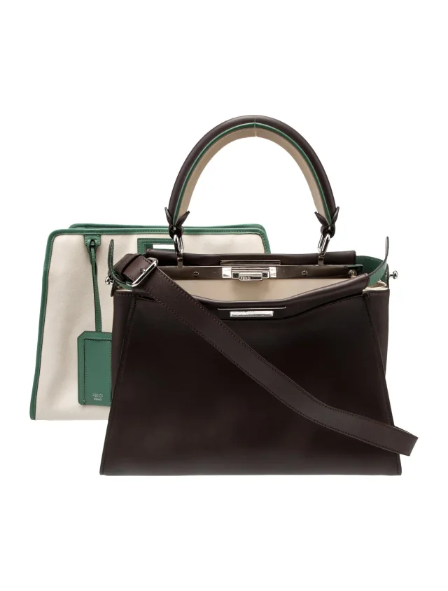 Fendi Crossbody handbags, wallets & cases in Brown Leather from The RealReal, photo 3 of 7