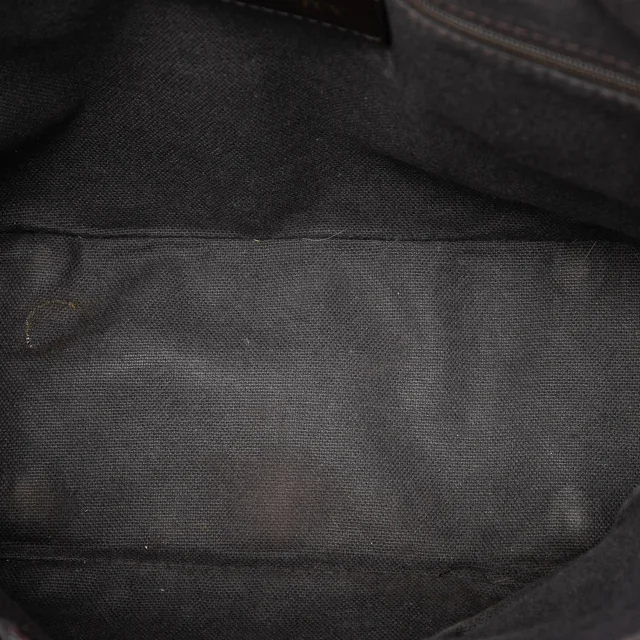 Beige Burberry Small Haymarket Check Coated Canvas Orchard Bowling Bag Satchel in Beige Coated canvas from Designer Revival, photo 4 of 6