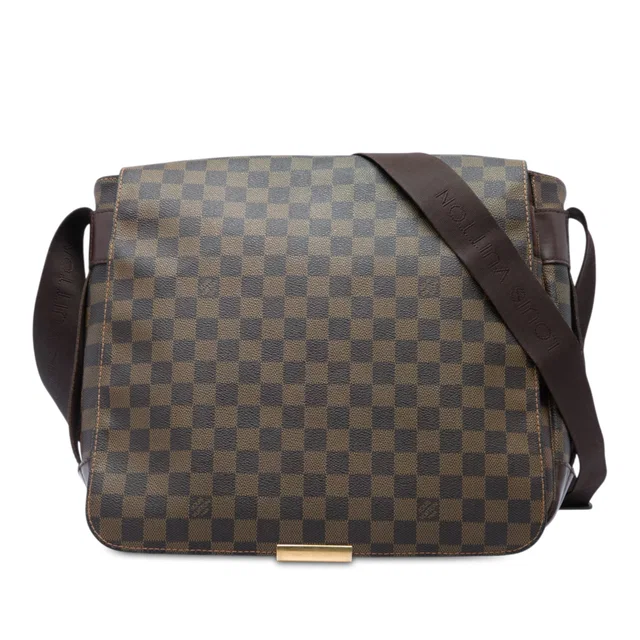 Brown Louis Vuitton Damier Ebene Bastille Crossbody Bag in Brown Canvas from Designer Revival