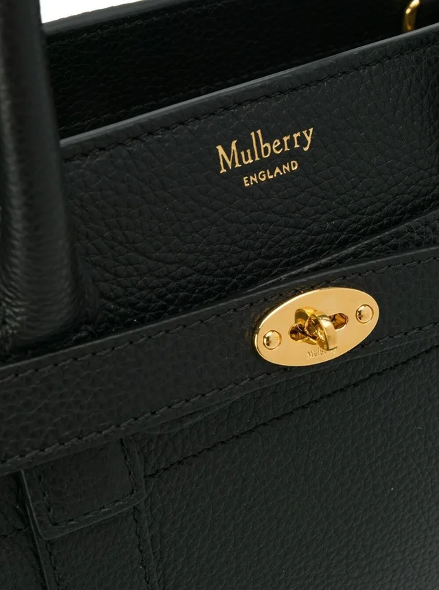 Mulberry Handbag 'Batswater Small' in Black Leather for Women in Black 100% Calf, photo 6 of 8 from Gaudenzi Boutique