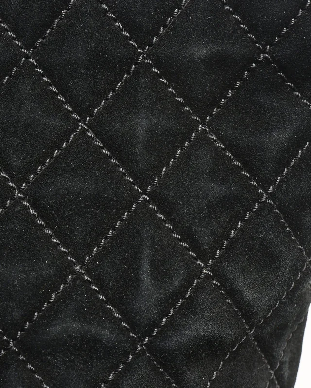 Chanel CC Quilted Suede Tote Bag in Suede from A Retro Tale, photo 7 of 11