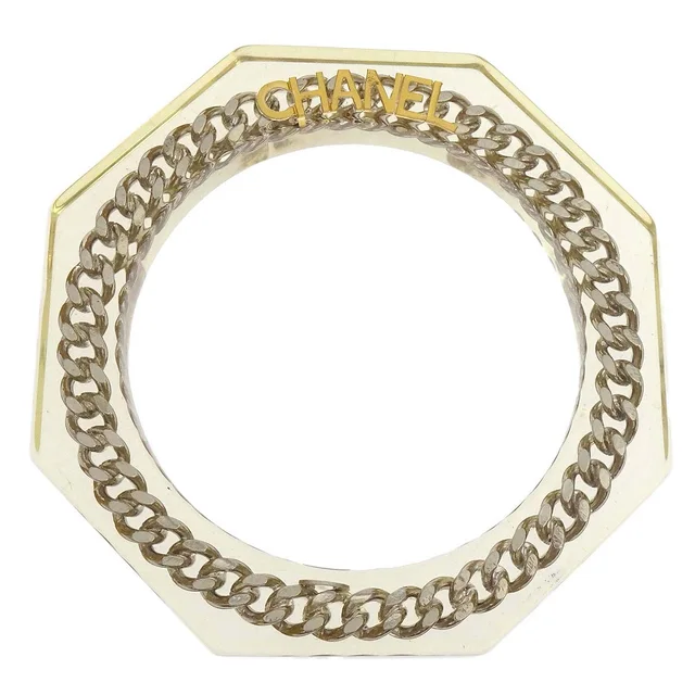 Chanel Bangle Clear Acrylic 97P in Resin from AMORE Vintage Tokyo