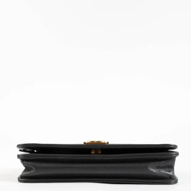 Grey Chevron Caviar Boy Chanel Wallet On Chain in Grey Caviar leather from Labellov, photo 4 of 7