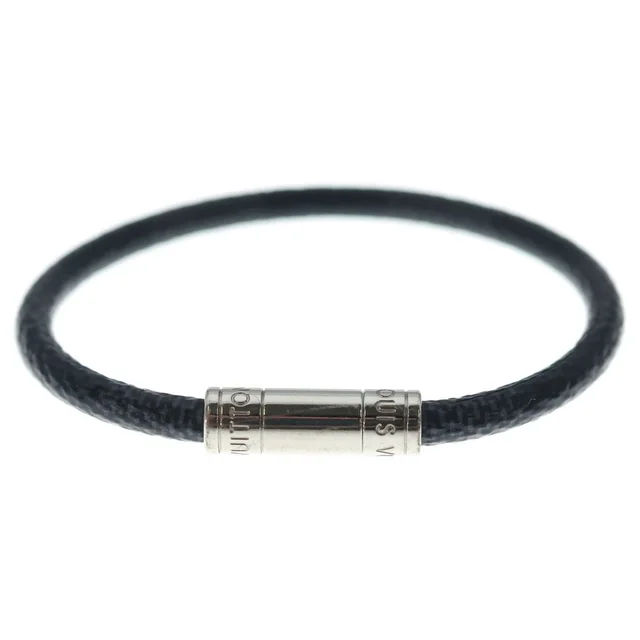 Louis Vuitton Damier Bracelet Keep It Black Silver in Black from The Reluxe