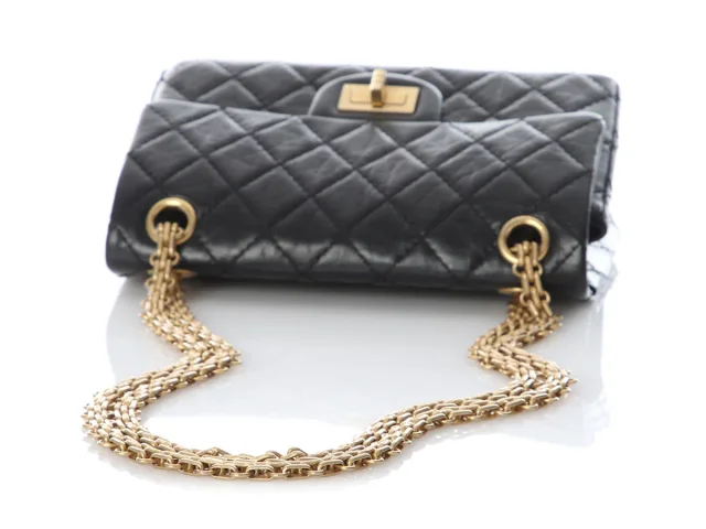 Chanel Mini Black Quilted Aged Calfskin Reissue in Black Calfskin from Ann's Fabulous Finds, photo 7 of 9
