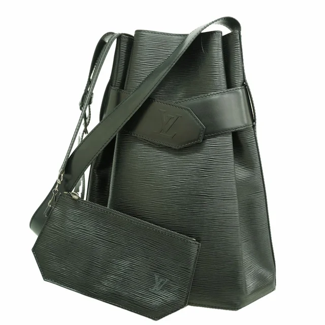 Louis Vuitton Shoulder Bag Epi Sac d'épaule GM Noir in Black from The Reluxe