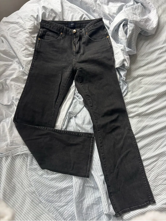 Khaite Vivian Womens Bootcut Jeans in black from Poshmark