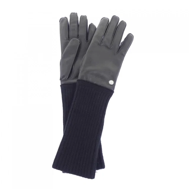 Hermès Glove Black in Black Cashmere from The Reluxe