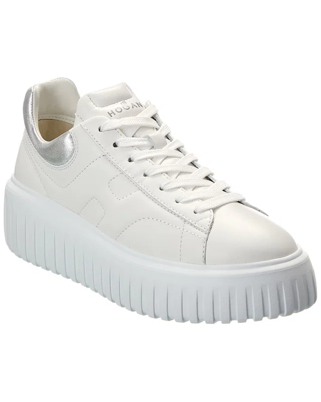 Hogan H-Stripes Leather Sneaker, image 1 of 1 from Rue La La