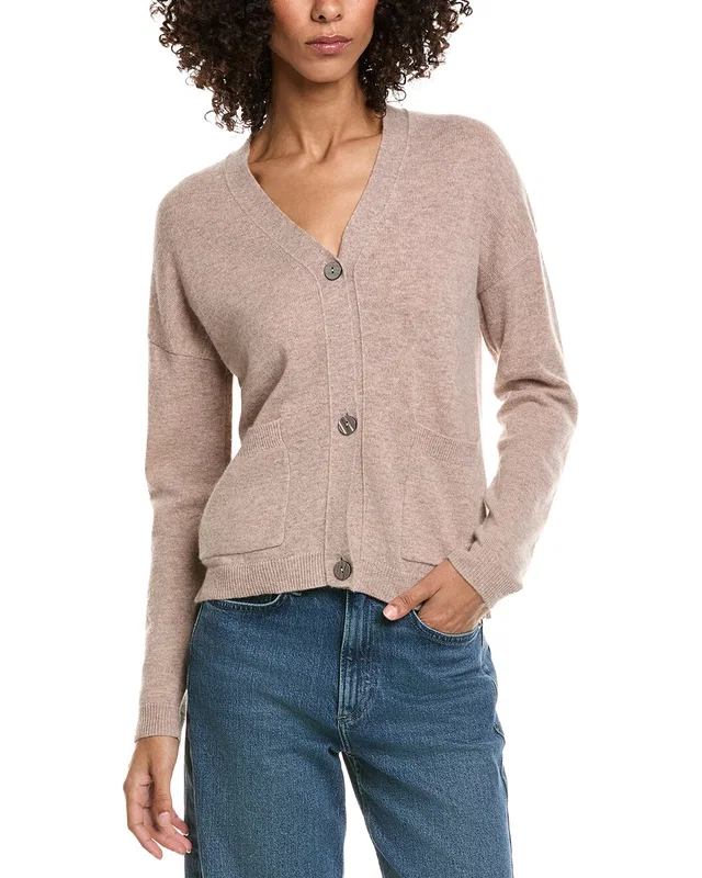 InCashmere Box Wool & Cashmere-Blend Cardigan, image 1 of 1 from Gilt