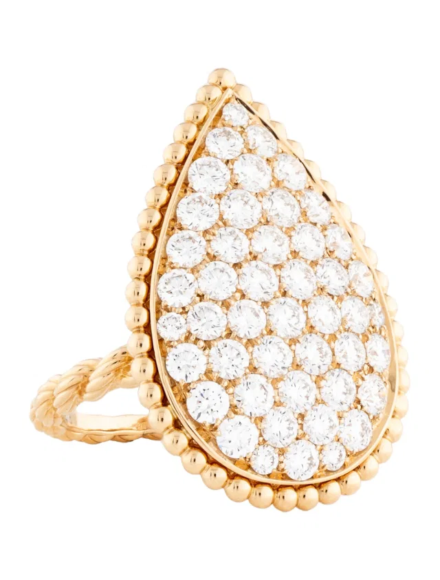 Boucheron 18K Diamond Serpent Boheme XL Cocktail Ring in multicolor from The RealReal