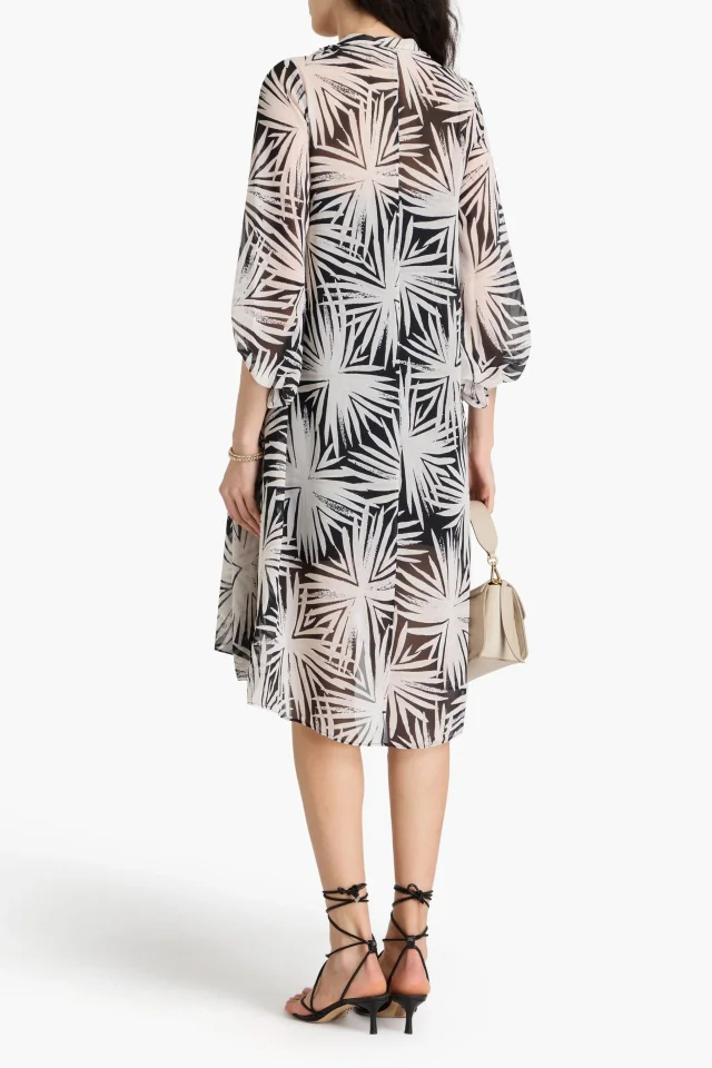 Diane von Furstenberg Ileana Printed Chiffon Midi Dress, photo 3 of 4 from THE OUTNET