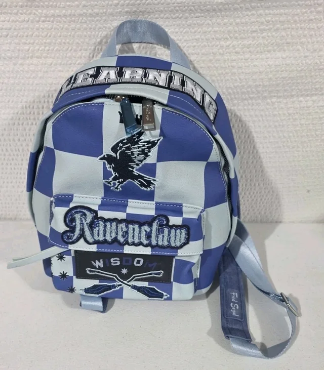 FRED Segal Harry Potter Checkered Ravenclaw Backpack Very Good Used Condition in red from Poshmark