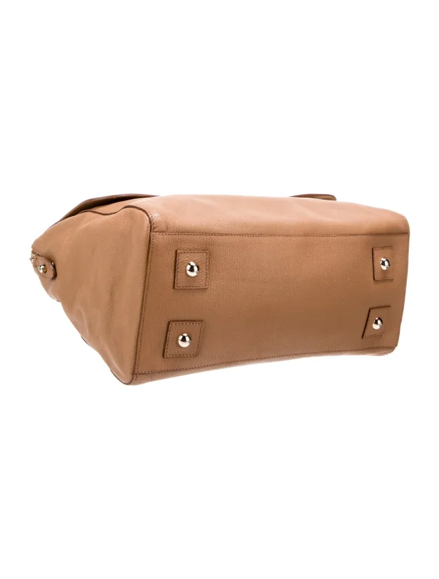 Mulberry Top Handle handbags in Gold Leather from The RealReal, photo 5 of 6