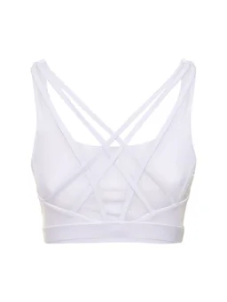 L'etoile Sport Crisscross straps sports bra in 82% Polyamide, 18% Elastane, photo 5 of 5 from LUISAVIAROMA