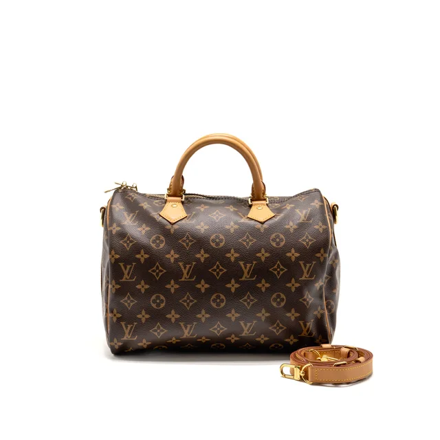 Louis Vuitton Speedy Bandoulière 30 Monogram Canvas/Leather GHW in Coated canvas from EMIER