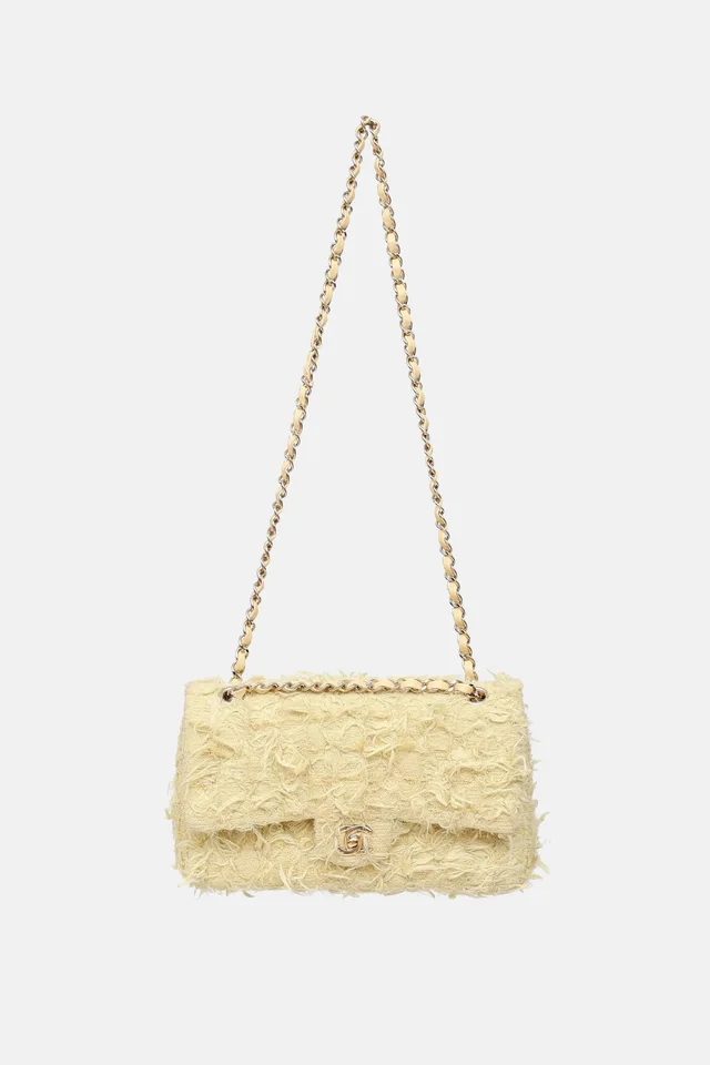 Chanel 2021 Medium Tweed Matelassé Shoulder Bag in Tweed from VSP Consignment, photo 2 of 2