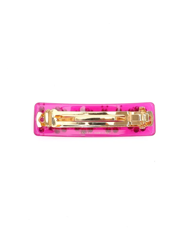 Gucci Rhinestone Hair Clip in Resin from A Retro Tale, photo 3 of 3
