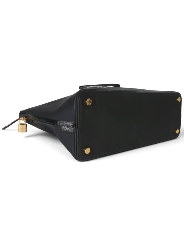 Louis Vuitton Black Leather Obsession Lockit East-West Bag in Black Leather from Season 2 Consign, photo 6 of 8