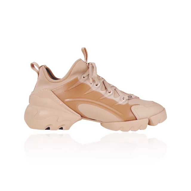 Dior D-Connect Nude Technical Fabric Sneakers in Nude Technical Fabric & Rubber from Designer Archives