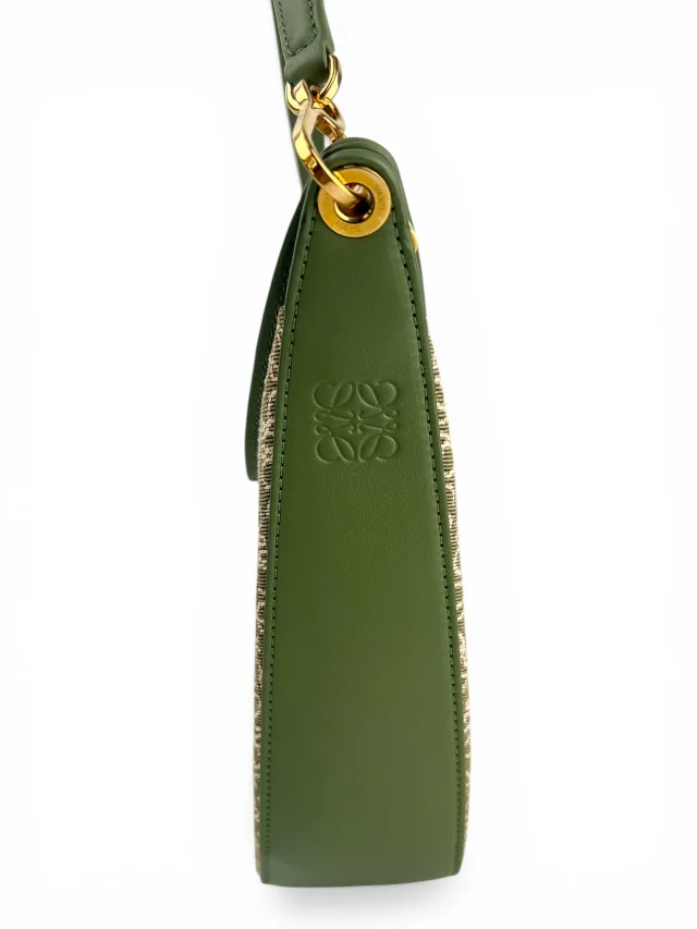 Loewe Luna Anagram Shoulder Bag in Green from Season 2 Consign, photo 2 of 2