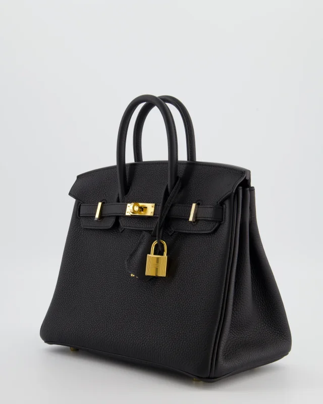 Hermès Birkin 25 Retourne Bag in Black Togo leather from Sellier, photo 9 of 23