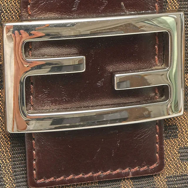 Fendi Zucca Fold Over Baguette Bag in Canvas from A Retro Tale, photo 7 of 10