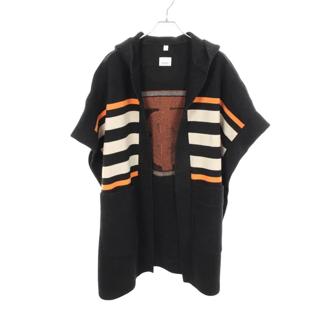 Burberry TB Logo Wool Cashmere Poncho in Cashmere from LuxUness