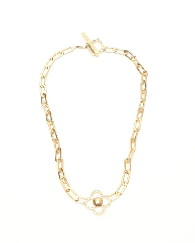 Louis Vuitton Flower Power Charm Necklace in Silk from A Retro Tale, photo 2 of 5