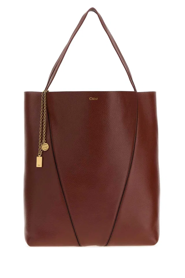Chloé Tote Bag — Brown in Brown Calfskin from HEWI