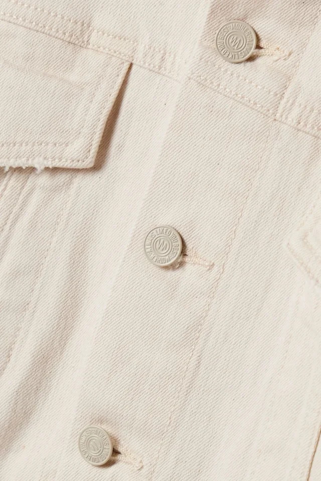 Mother The Drifter Denim Vest in Cream, photo 5 of 5 from THE OUTNET