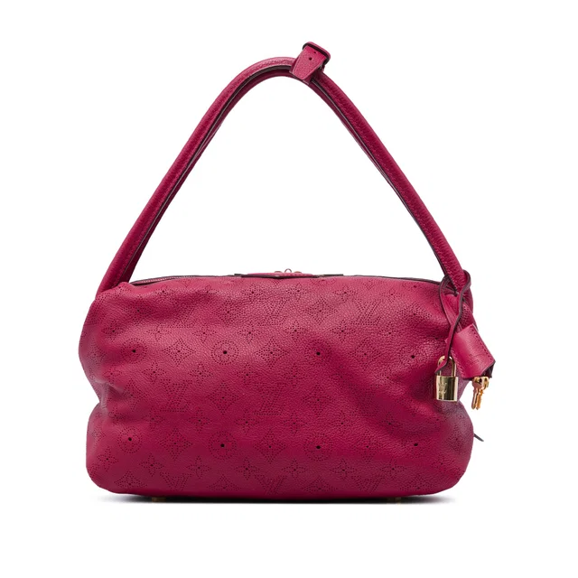 Pink Louis Vuitton Monogram Mahina Galatea PM Shoulder Bag in Pink Leather from Designer Revival