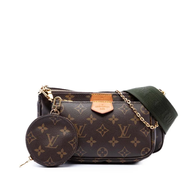 Brown Louis Vuitton Monogram Multi Pochette Accessoires Satchel in Brown Coated canvas from Designer Revival, photo 1 of 1