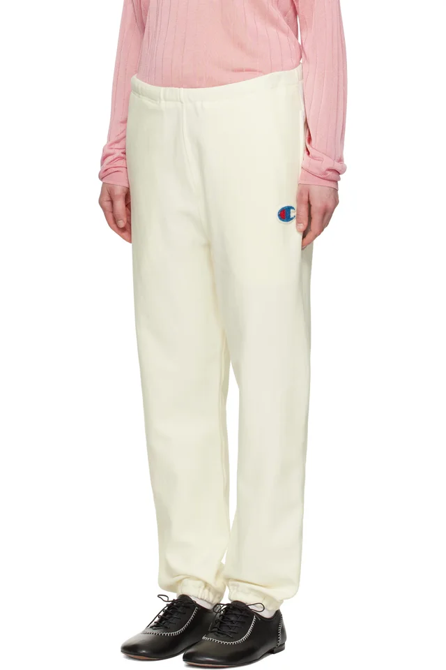 UNDERCOVER Off-White Champion Edition UC1E4511 Sweatpants, photo 4 of 5 from SSENSE