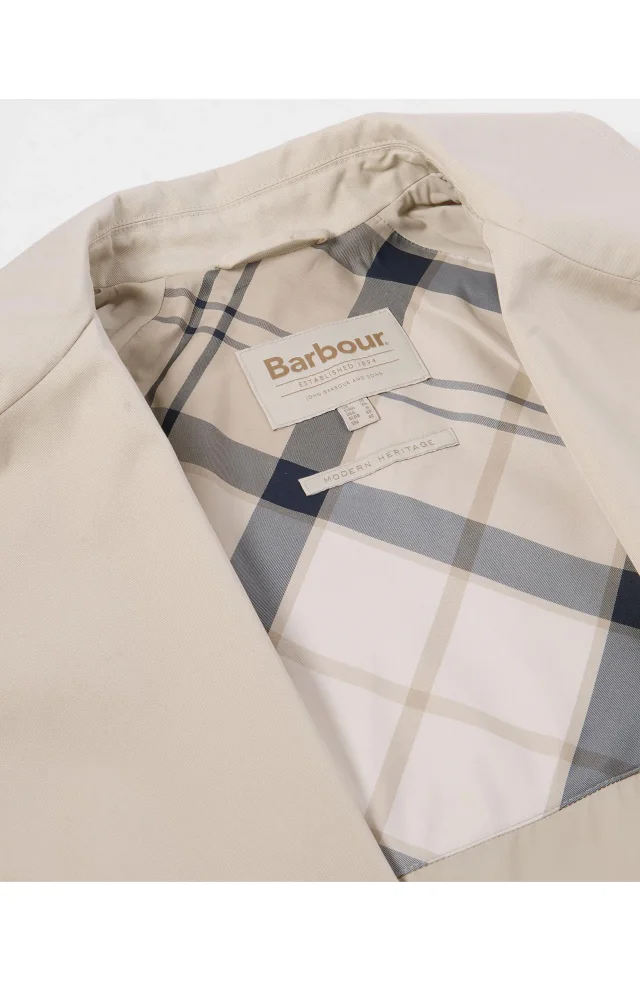 Barbour Adare Showerproof Water Resistant Trench Coat in Blue, photo 5 of 6 from Nordstrom Rack