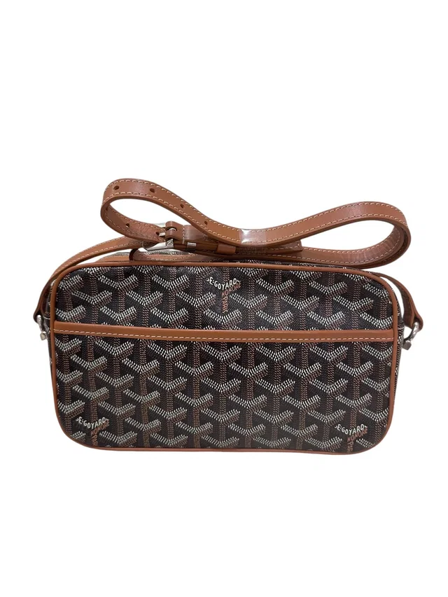 Goyard Brown/Black Camera Bag - Unused in Black from Luxury Promise