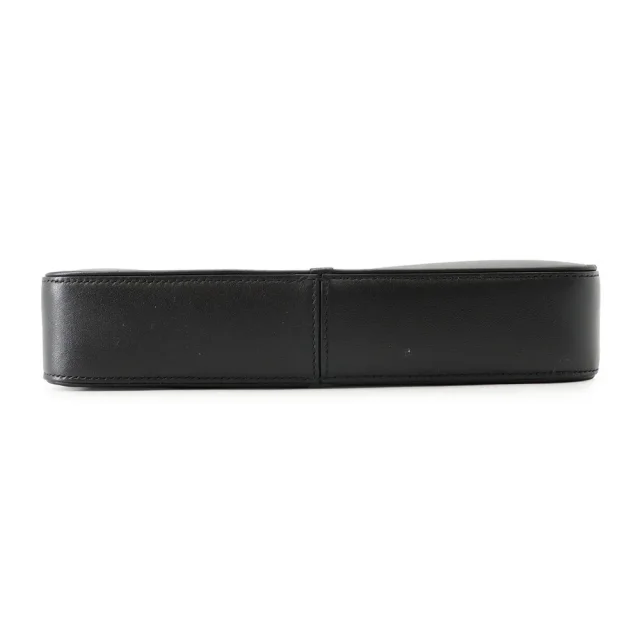 Celine logo messenger bag Black194503DOT Leather in Leather from GALLERY RARE, photo 4 of 18