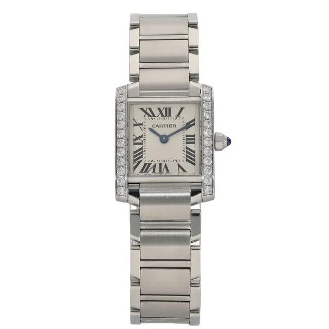 Cartier Tank Francaise W4TA0008 20mm Stainless Steel Watch from H&T