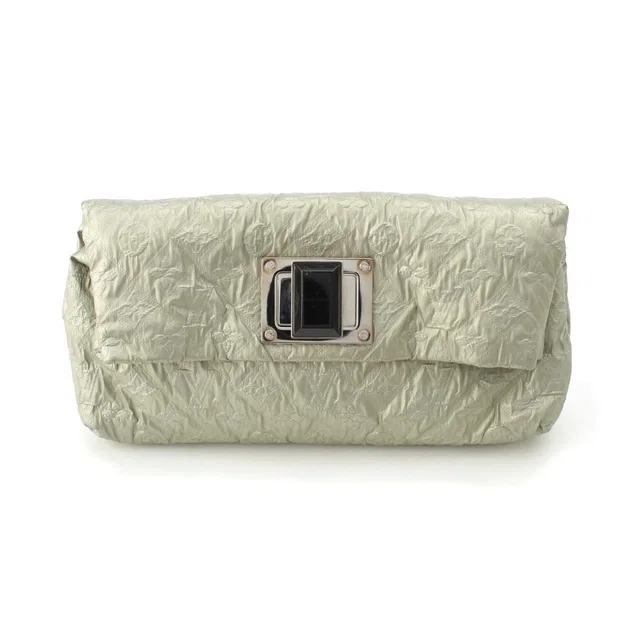 Louis Vuitton Limelight Pochette Altaire Monogram Clutch Silver in Silver Leather from The Reluxe